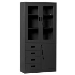 Архивен шкаф BTL S със стъклени врати 185х90х40 см