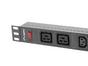 Разклонител Lanberg power distribution unit (pdu) 19' 1U 16a 2m 2x c19 8x iec c13 sockets black c20