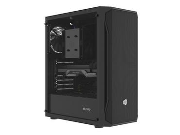 Кутия за компютър Fury PC Case Shobo SH4 Midi Tower, Window, Black