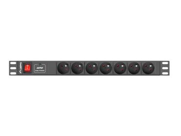 Филтър Lanberg power distribution unit (PDU) 19'1U 10A 7 SOCKETS 2M, black