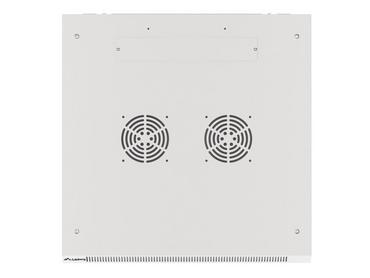Комуникационен шкаф Lanberg rack cabinet 19' wall-mount 6U/600x600 for self-assembly with metal door grey (flat pack)