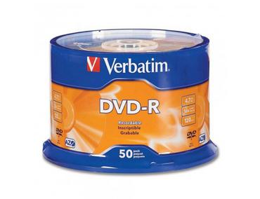 Дискове VERBATIM, DVD-R, 50 бр.