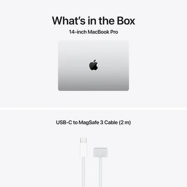 Лаптоп Apple 14-inch MacBook Pro: Apple M5 chip with 10-core CPU and 10-core GPU, 16GB, 512GB SSD - Silver