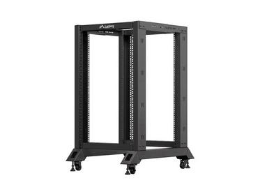 Комуникационен шкаф Lanberg open rack 19' 18U 600x800 black
