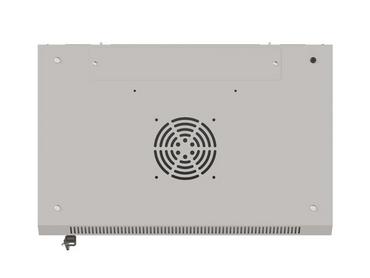 Комуникационен шкаф Lanberg rack cabinet 19' wall-mount 6U/540x350 (flat pack) with glass door grey
