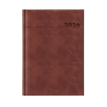 Календар - бележник CHIA А5 кафяв