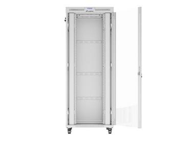 Комуникационен шкаф Lanberg rack cabinet 19' free-standing 42U/800x1000 (flat pack) with glass door lcd grey v2