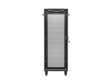 Комуникационен шкаф Lanberg rack cabinet 19' free-standing 32U/600X1000 (FLAT PACK) with mesh door LCD black