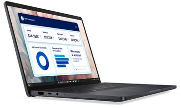 Лаптоп Dell Pro 13 Premium PA13250, Intel Ultra7 268V (48 TOPS NPU, 8 cores, up to 5.0 GHz), 13.3' QHD+ (2560x1600) 500nits Touch, WVA 500nits AG, 32 GB: LPDDR5x, 8533 MT/s (onboard), 512 GB SSD PCIe M.2, Intel Arc, 8MP HDR + IR Cam and Mic, Wi-Fi 7, FPR,