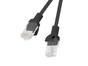 Кабел Lanberg patch cord CAT.6 0.5m, black