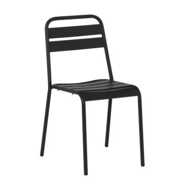 Градински стол ФЛАМБО- черен цвят