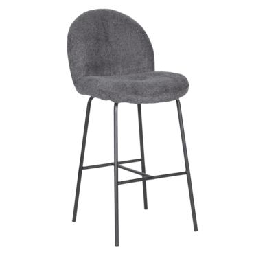 Бар стол РАЛИ- сив цвят дамаска