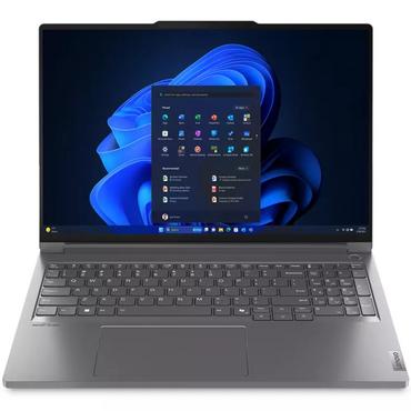 Лаптоп Lenovo ThinkBook 16p G5 Intel Core i7-14650HX (up to 5.2GHz, 30MB), 32GB(16+16) DDR5 5600MHz, 1TB SSD, 16' WQXGA (2560x1600) IPS AG, Color Calibration, Backlit KB, Storm Grey, WLAN, BT, FPR, DOS, 3Y Onsite