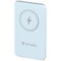 Външна батерия Verbatim MCP-5BE Power Pack 5000 mAh with UBS-C® PD 20W / Magnetic Wireless Charging 15W Blue