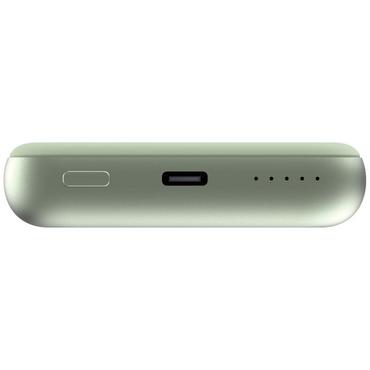 Външна батерия Verbatim MCP-10GN Power Pack 10000 mAh with UBS-C PD 20W / Magnetic Wireless Charging 15W Green