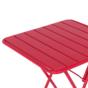 Сгъваема градинска маса РУБИНА- червен плот