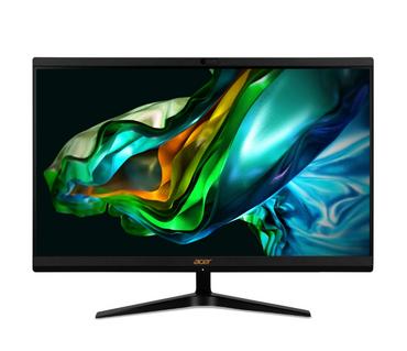 Настолен компютър - всичко в едно Acer Aspire C24-1800 23.8' FHD AiO, Intel Core i5-1334U (up to 4.60GHz, 12MB), 1*16GB DDR4, 1024GB SSD+ Free 2.5' slot, no DVD, Intel Iris Xe Graphics, HDMI out, 3xUSB 3.2/ 2.0, Type-C, RJ-45, WiFi AX & BT, 5MPCam+mic., K