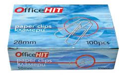 Кламери никел 28 мм 100 бр