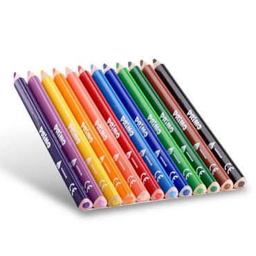 Цветни моливи Primo Maxi Ф5.5 мм 12 цвята триъгълни