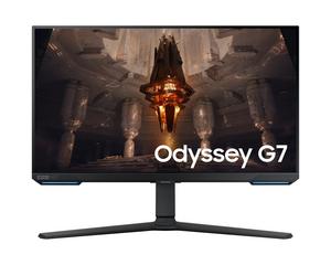 Монитор Samsung 28BG700 28' Odyssey G7, IPS, 144 Hz, 1 ms GTG, 3840x2160, 300 cd/m2, 1000:1 Contrast, DP, 2xHDMI, USB Hub, LAN, Black