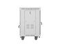 Комуникационен шкаф Lanberg rack cabinet 19' free-standing 15U/600x600 (flat pack) with glass door lcd grey v2