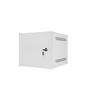 Комуникационен шкаф Lanberg rack cabinet 10” wall-mount 4U / 280x310 for self-assembly (flat pack) with metal door, grey