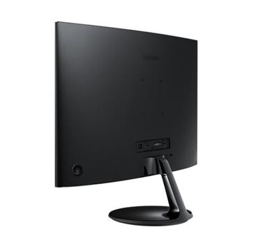 Монитор Samsung S24C360 24' Curved VA LED, 1800R, 60hz, 4 ms GTG, 1920x1080, 250cd/m2, 3000:1 Contrast, Eye Saver Mode, Flicker Free, Freesync, Mega DCR, D-Sub, HDMI,Headphone Jack, 178°/178°, Black