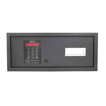 Метален сейф UNS - сниман в профил, с код, черен, затворен