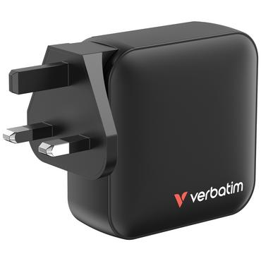 Зарядно устройство Verbatim Mini GaN Charger 165W 4 Port US plug with EU and UK adaptors