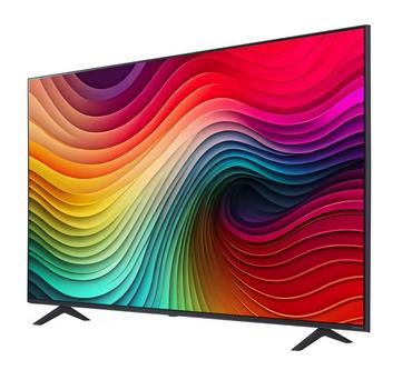 Телевизор LG 65NANO81T3A, 65' 4K HDR Smart Nano Cell TV, 3840x2160, DVB-T2/C/S2, AI Alpha 5 Gen7, HDR 10 PRO, webOS 24, ThinQ AI, WiFi, Clear Voice, AI Upscaling, Bluetooth, Hdmi, CI, LAN, AirPlay2, SPDIF, 2 Pole stand, Silver