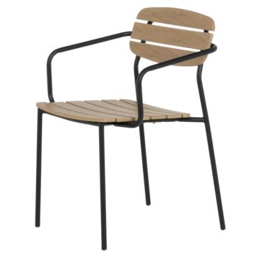 Градински стол ЙОВАН- здрава метална конструкция 