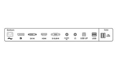 Монитор Philips 272B1G, 27' IPS WLED, 1920x1080@75Hz, 4ms GtG, 250 cd/m2, 1000:1, 50M:1 DCR, Adaptive Sync, FlickerFree, Low Blue Mode, 2Wx2, Tilt, Height Adjust, Pivot, Swivel, D-SUB, DVI, HDMI, DP, USB hub