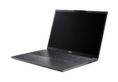Лаптоп Acer Aspire 16, A16-71M-713S,Intel Core Ultra 7 155U (up to 4.80GHz, 12MB), 16' WUXGA (1920x1200) IPS, 1*16GB DDR5 4600MHz, 512GB PCIe NVMe SSD, Intel UMA, FHD Cam,WiFi 6E, BT 6E, Backlit Kbd, No OS, Steel Gray