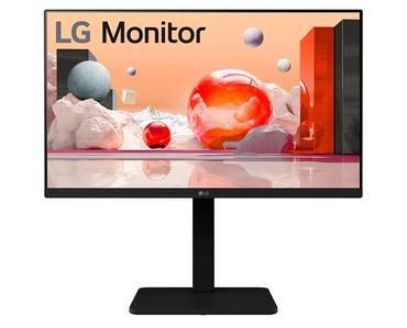 Монитор LG 24BA550-B, 23.8' IPS LED AG, 200cd/m2, Full HD 1920x1080, 100Hz, sRGB 95% , D-Sub, Display Port, HDMI, USB 5 Gbps, Speaker 2W x 2, Tilt, Height, Swivel, Pivot, Reader Mode, LG Switch app, Black