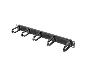 Аксесоар Lanberg 19' cable management AK-1203-B brush panel 5 rings- type b 1U, black