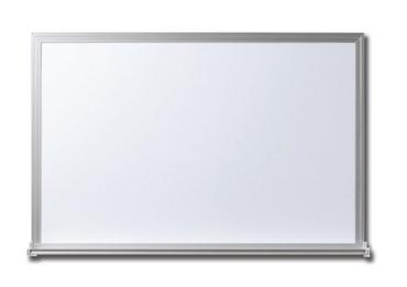 Бяла магнитна дъска с алуминиева рамка 90х120 см - снимана отпред, чиста
