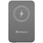 Външна батерия Verbatim MCP-10GY Power Pack 10000 mAh with UBS-C PD 20W / Magnetic Wireless Charging 15W Grey