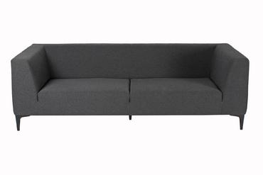Триместен диван КАРДАМ ROTA 03- сниман в профил, сив