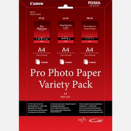Хартия Canon Pro Photo Paper Variety Pack PVP-201, A4 (5xPT-101, 5xLU-101, 5xPM-101)