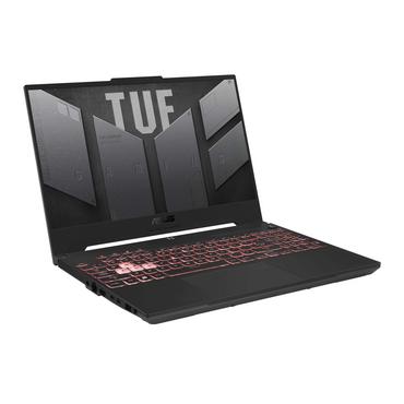 Лаптоп Asus TUF A15 FA507NVR-LP080, AMD Ryzen 7  7435HS  3.1GHz (20MB Cache, up to 4.55GHz, 8 cores, 16 Threads), 15' FHD(1920 x 1080) 16:9,16GB DDR5 ,512GB  PCIe 4.0,RTX 4060 6GB GDDR6, Wi-Fi 6(802.11ax)Backlit Chiclet Keyboard 1-Zone RGB, no OS, Mecha G