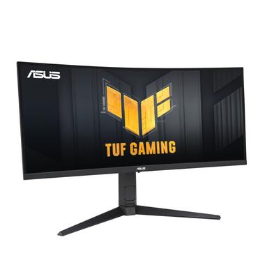 Монитор Asus TUF Gaming VG34VQL3A Curved Gaming, 34 ' WQHD (3440 x 1440), 180Hz, 1500R, Curved design, Extreme Low Motion Blur, Freesync Premium Pro, 1ms (GTG),125% sRGB, DisplayHDR 400 , DisplayWidget, Black