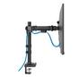 Стойка Neomounts Nero Double Flat Screen Desk Mount  (phone holder+Quick-fix clamp/grommet)