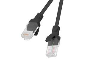 Кабел Lanberg patch cord CAT.6 0.25m, black