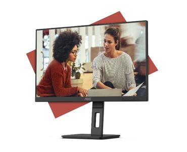 Монитор AOC 27E3QAF, 27' IPS WLED, 1920x1080@75Hz, 4ms GtG, 300cd m/2, 1000:1, 20M:1 DCR, Adaptive Sync, FlickerFree, Low Blue Light, 2Wx2, Tilt, Height Adjust, Pivot, Swivel, D-SUB, HDMI, DP