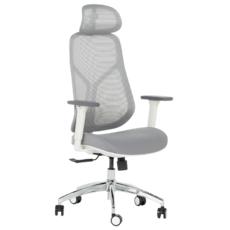 Директорски стол ЙОАН- снимка отпред, сив цвят