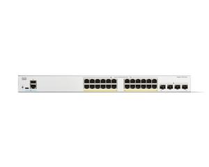 Комутатор Cisco Catalyst 1300 24-port GE, PoE, 4x1G SFP