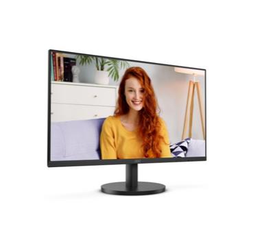 Монитор AOC U27B3M, 27' VA WLED, 3840x2160@60Hz, 4ms GtG, 300cd m/2, 3500:1, 20M:1 DCR, Adaptive Sync, Flicker Free, Low Blue Light, 2Wx2, Tilt, 2xHDMI, DP