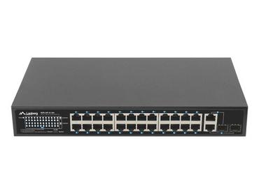 Комутатор Lanberg switch 24x 100mb poe+/2x combo rack 19' gigabit ethernet 360w v2