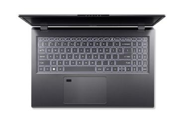 Лаптоп Acer Aspire A15-61M-R7W7, AMD Ryzen 7 8840HS (up to 5.10GHz, 16MB), 15.6' FHD IPS SlimBezel, 16GB DDR5 (2x8GB), 512GB PCIe NVMe SSD, AMD Radeon 780M, Wifi 802.11AX, BT, FP, FHD Cam, KB Backlight, No OS, Steel Gray