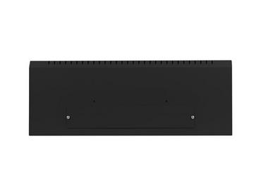 Комуникационен шкаф Lanberg rack cabinet 19' wall-mount 6U+3u/540x200 low-profile black (assembled)